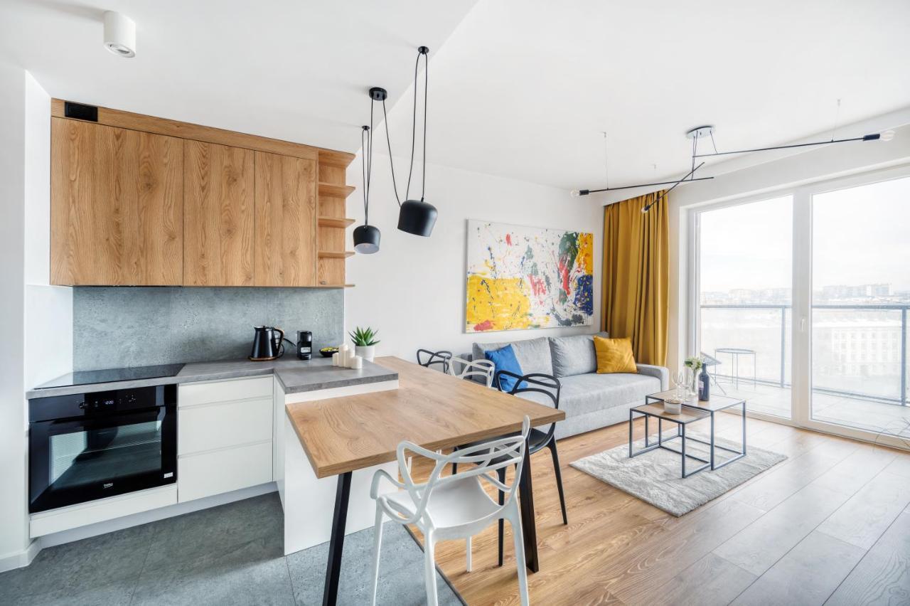 9Th Floor Lodz Manufaktura Apartments With Parking By Rentujemy Ngoại thất bức ảnh